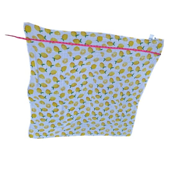 Lemon Print Cotton Muslin Baby Blanket 46X46 Inches Lightweight & Breathable - Picture 5 of 9